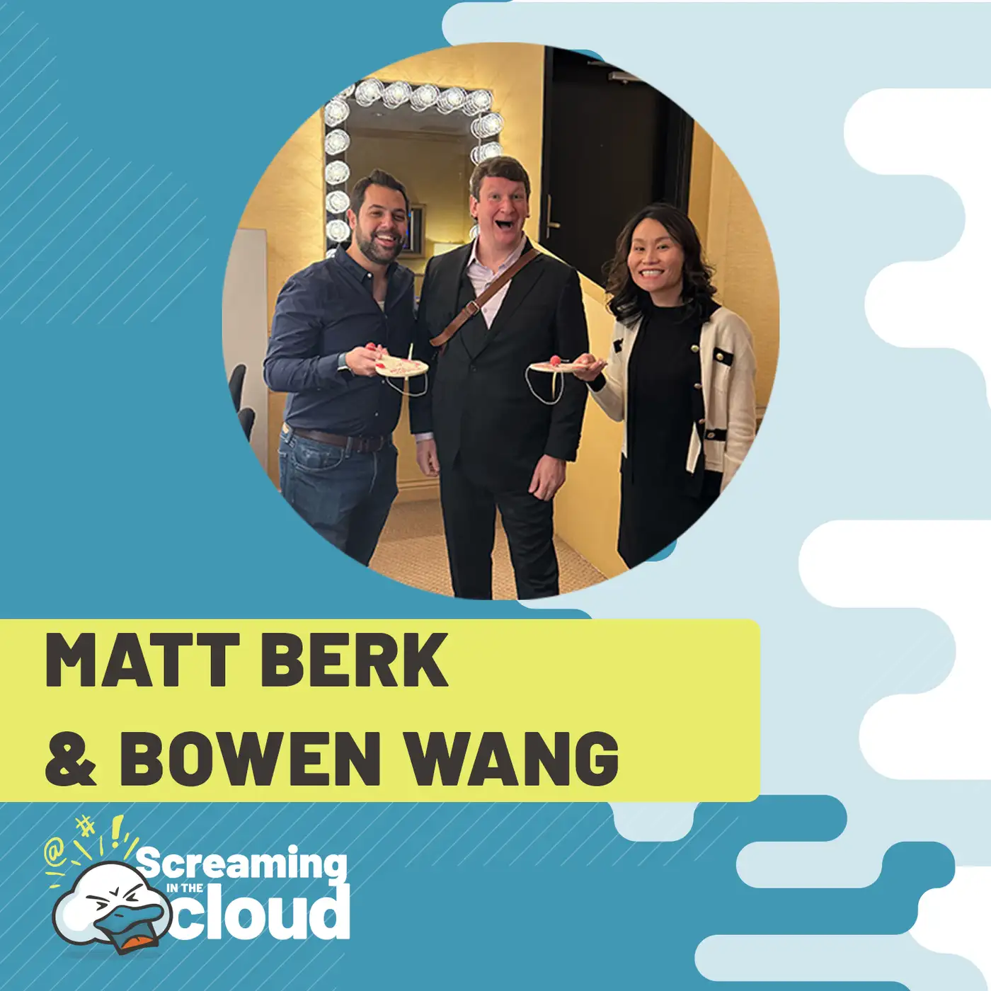 Presenting at re:Invent with Matt Berk and Bowen Wang