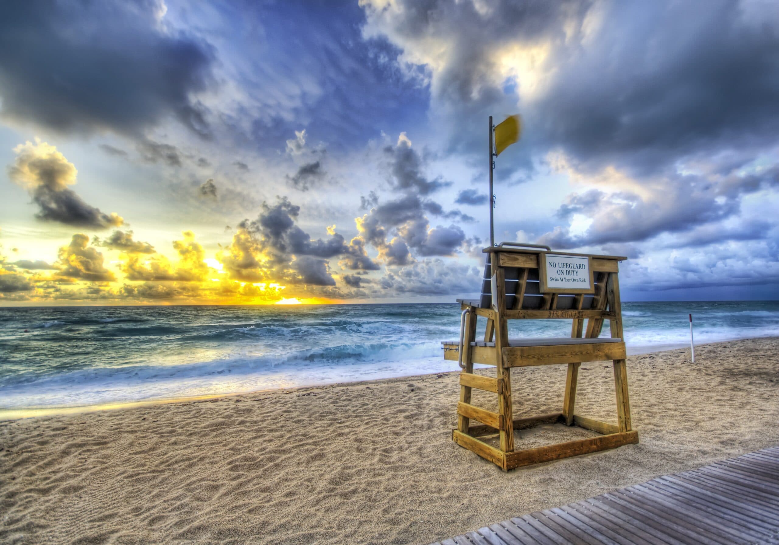 lifeguard tower at the beach