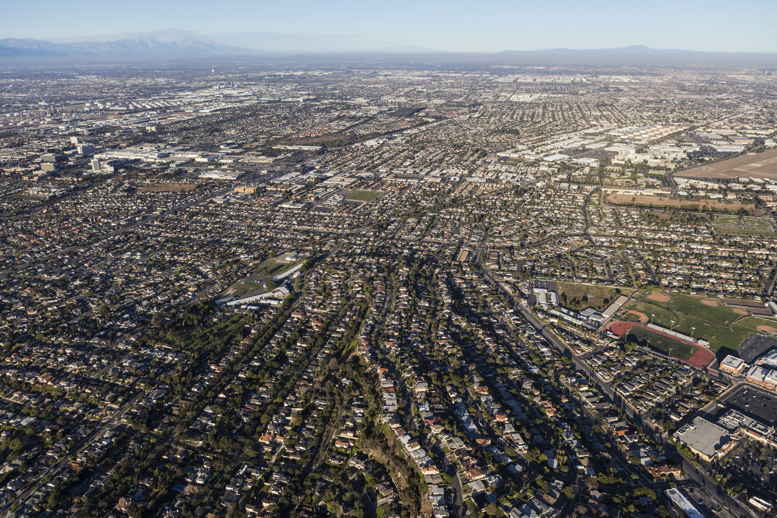 Los Angeles County Sprawl Aerial