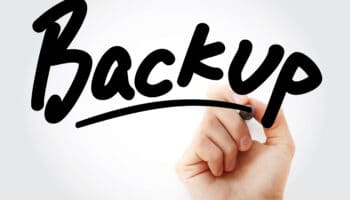 Backup text with marker